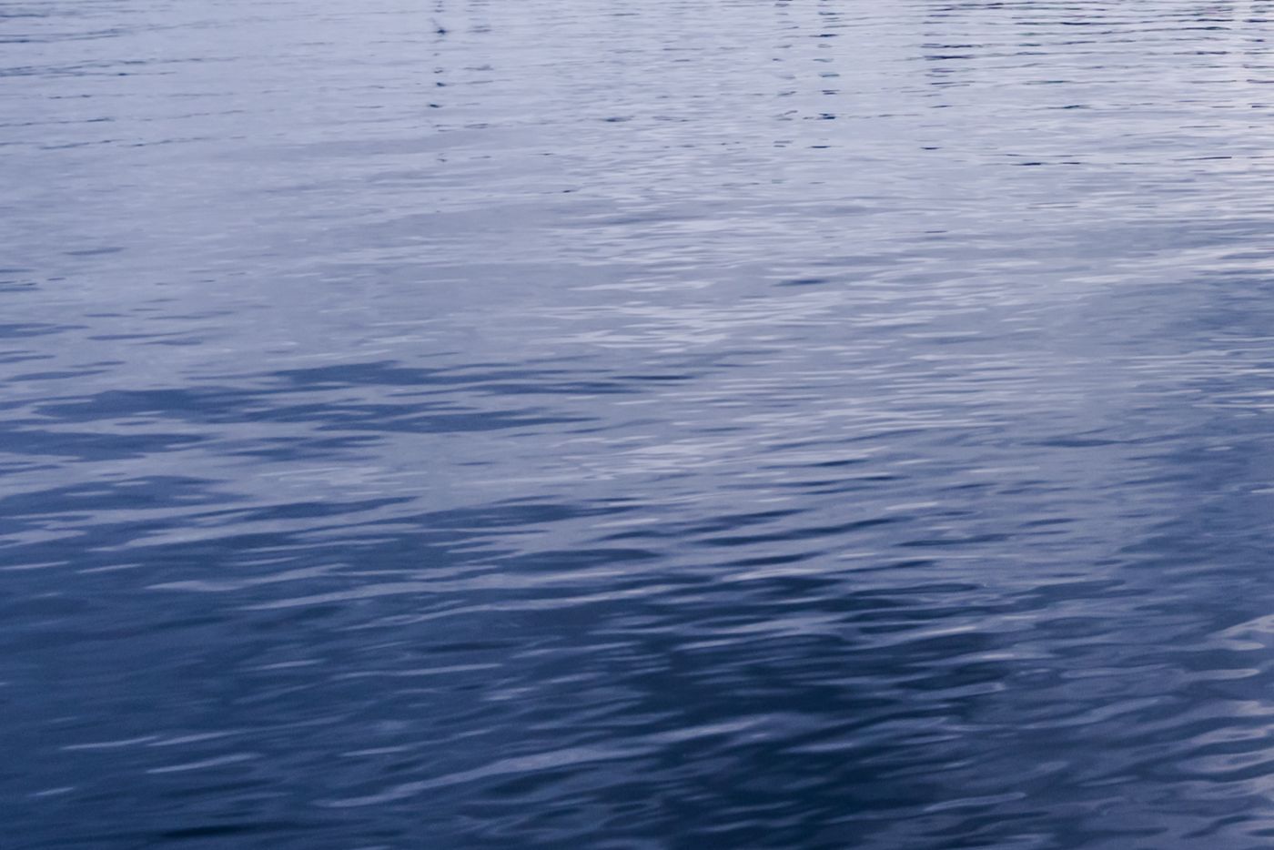 Dark ripples on open water